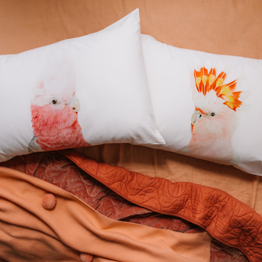 Gary the Galah Pillowcase - For Me By Dee