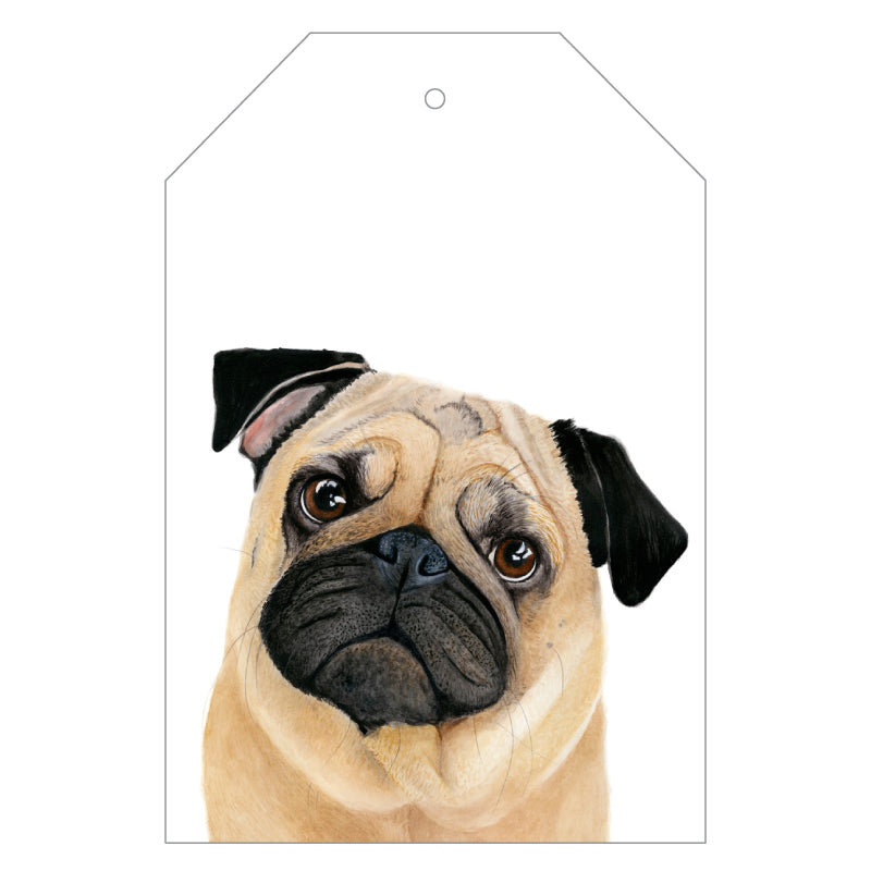 Pedro the Pug Gift Tags - For Me By Dee