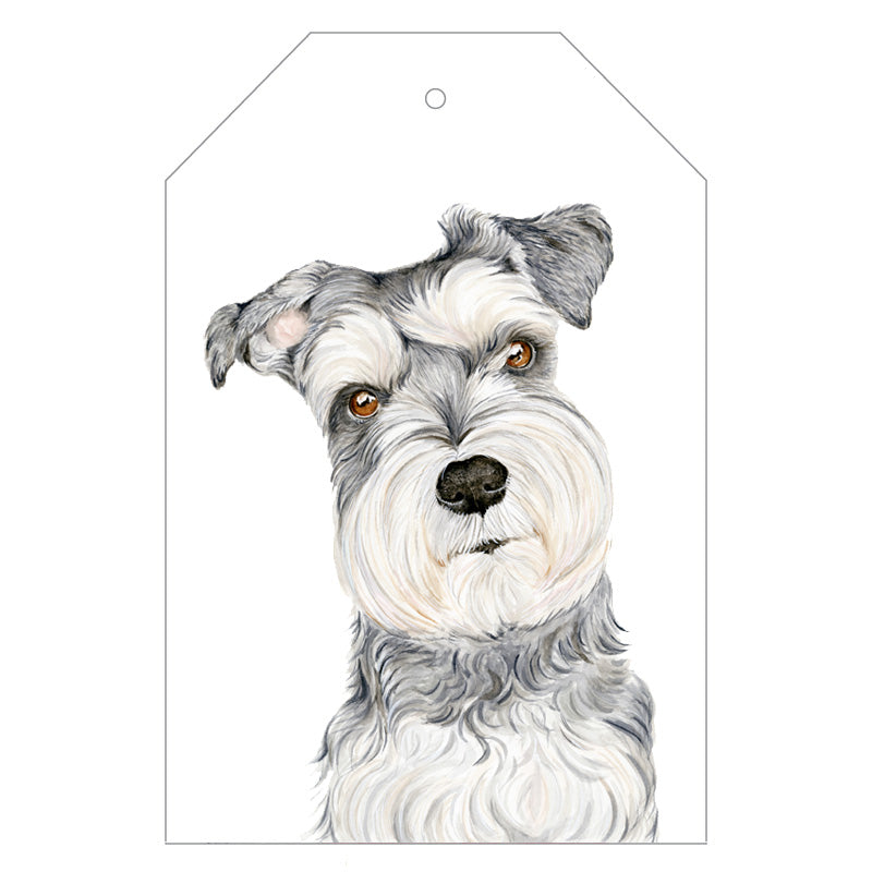 Chloe the Schnauzer Gift Tags (Pack of 10)