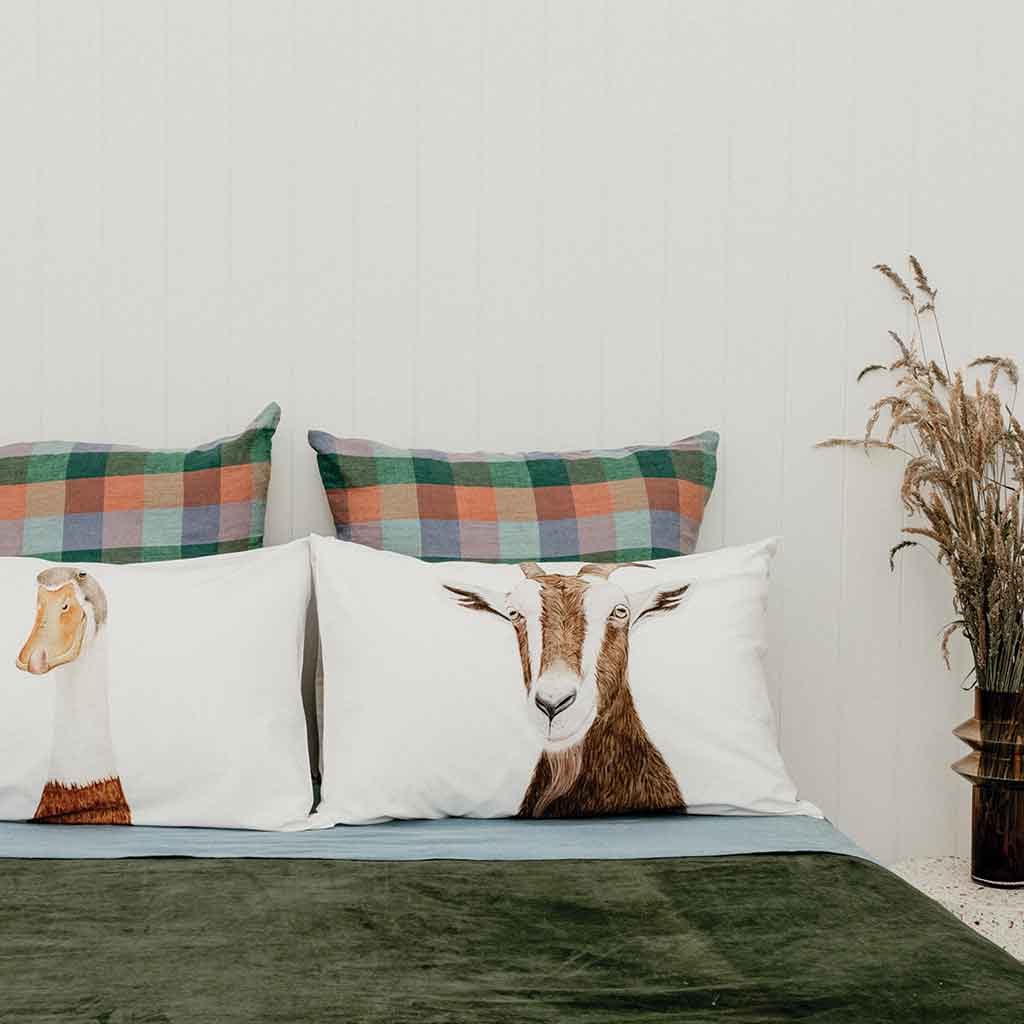 Gerty the Goat Pillowcase