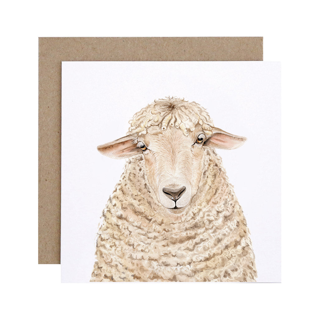 Mabel the Sheep Greeting Card